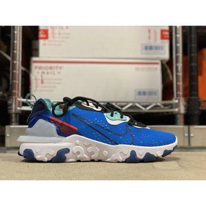 NEW Nike React Vision Low Mens Shoes Blue Multi Sz